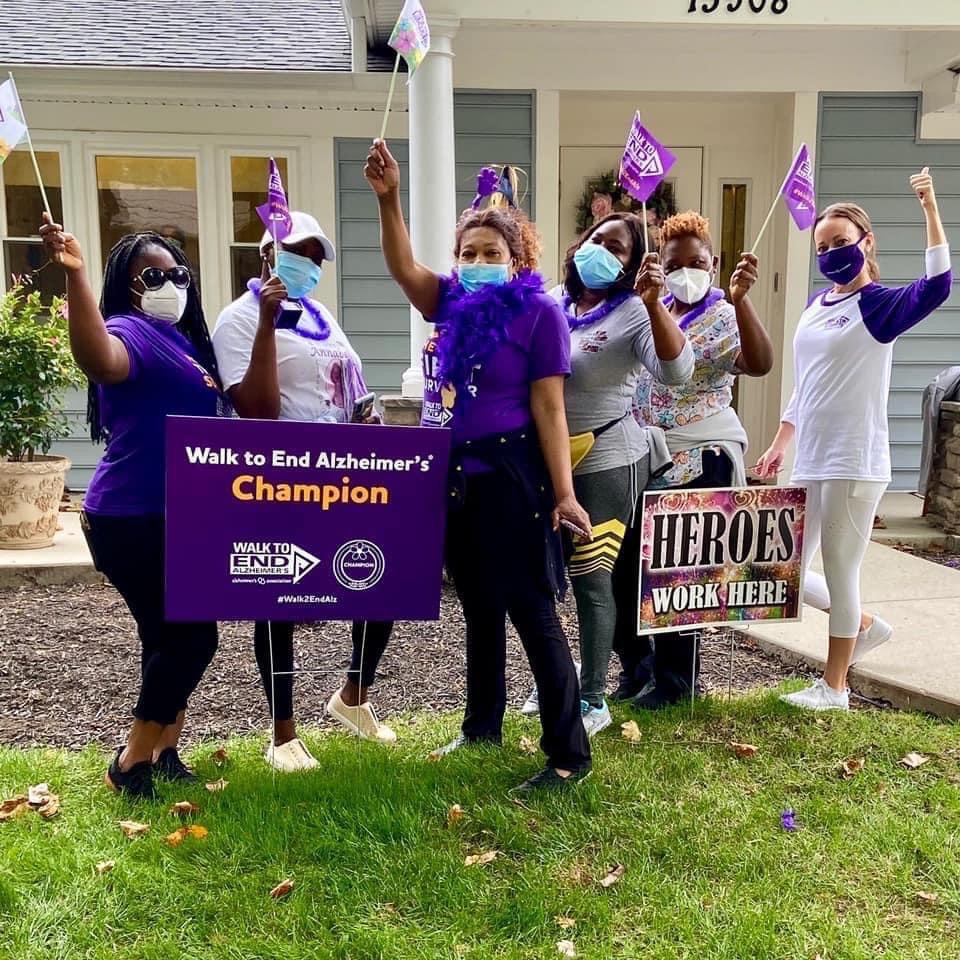 Maple Ridge Staff photo Alz walk