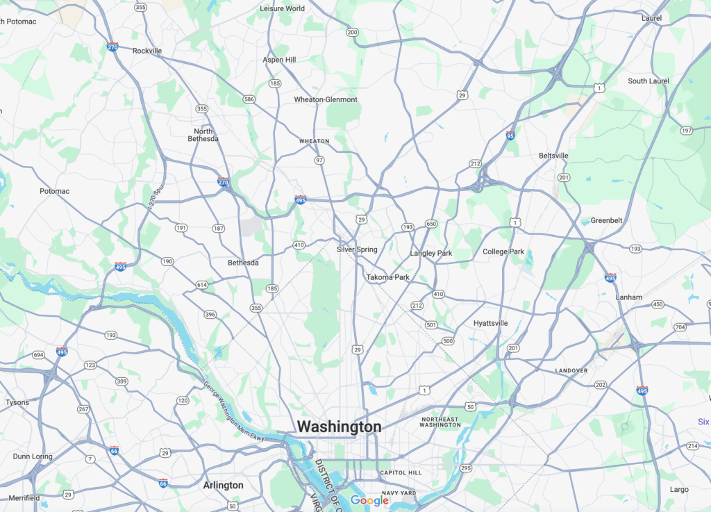 Map of Maryland
